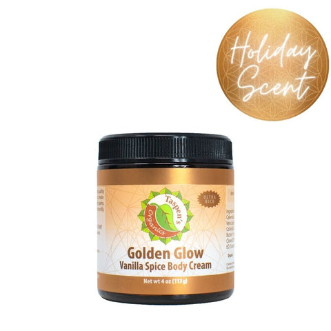 Golden Glow Vanilla Spice Body Cream- 4 oz