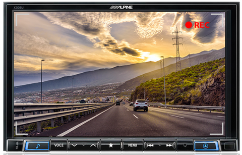 Alpine - DVR-C320S Alpine Dashcam mit Fahrerassistenzfunktionen (ADAS) und  Bildschirmanzeige (DASH CAM LINK)