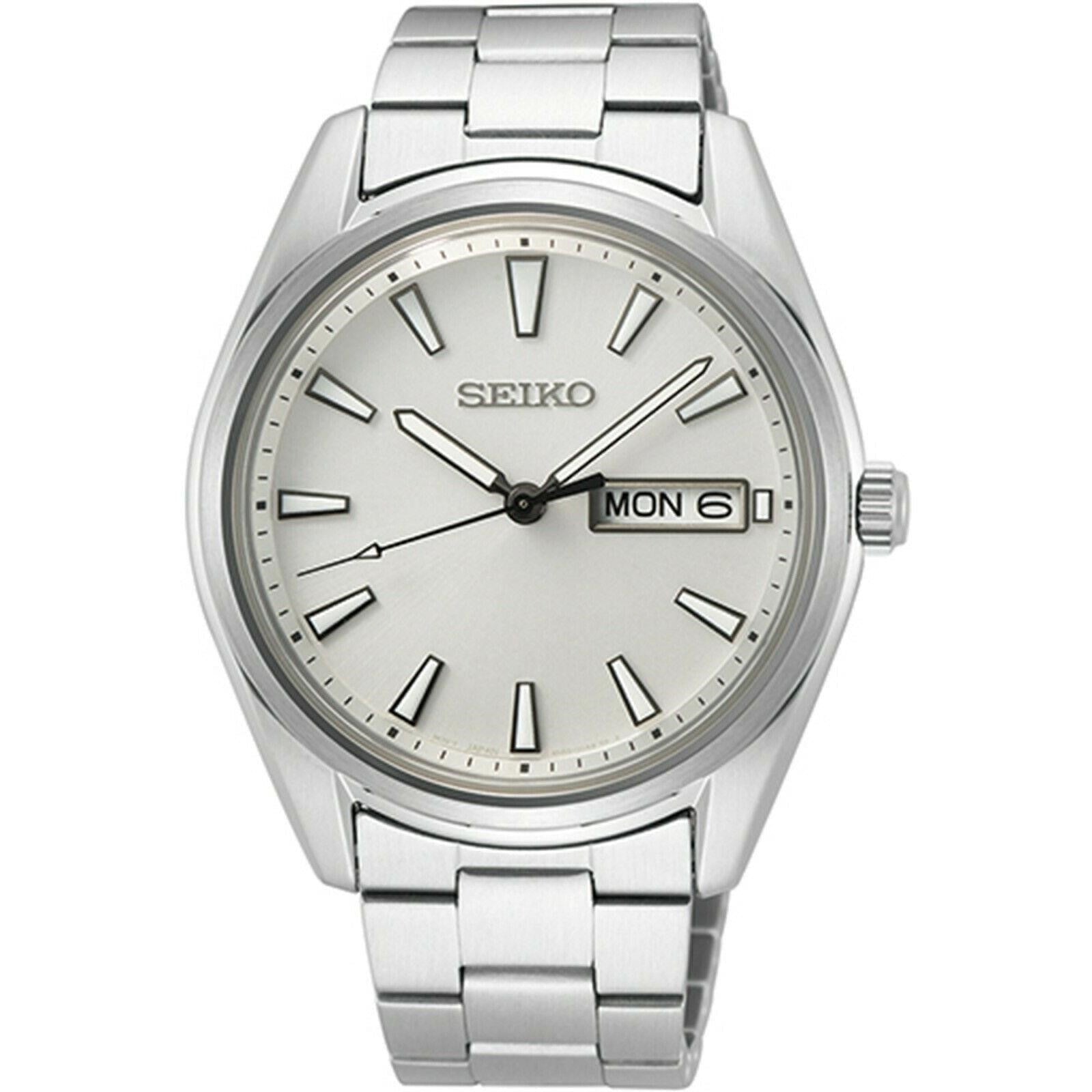 Seiko Men's SUR345 Essentials Stainless Steel Watch