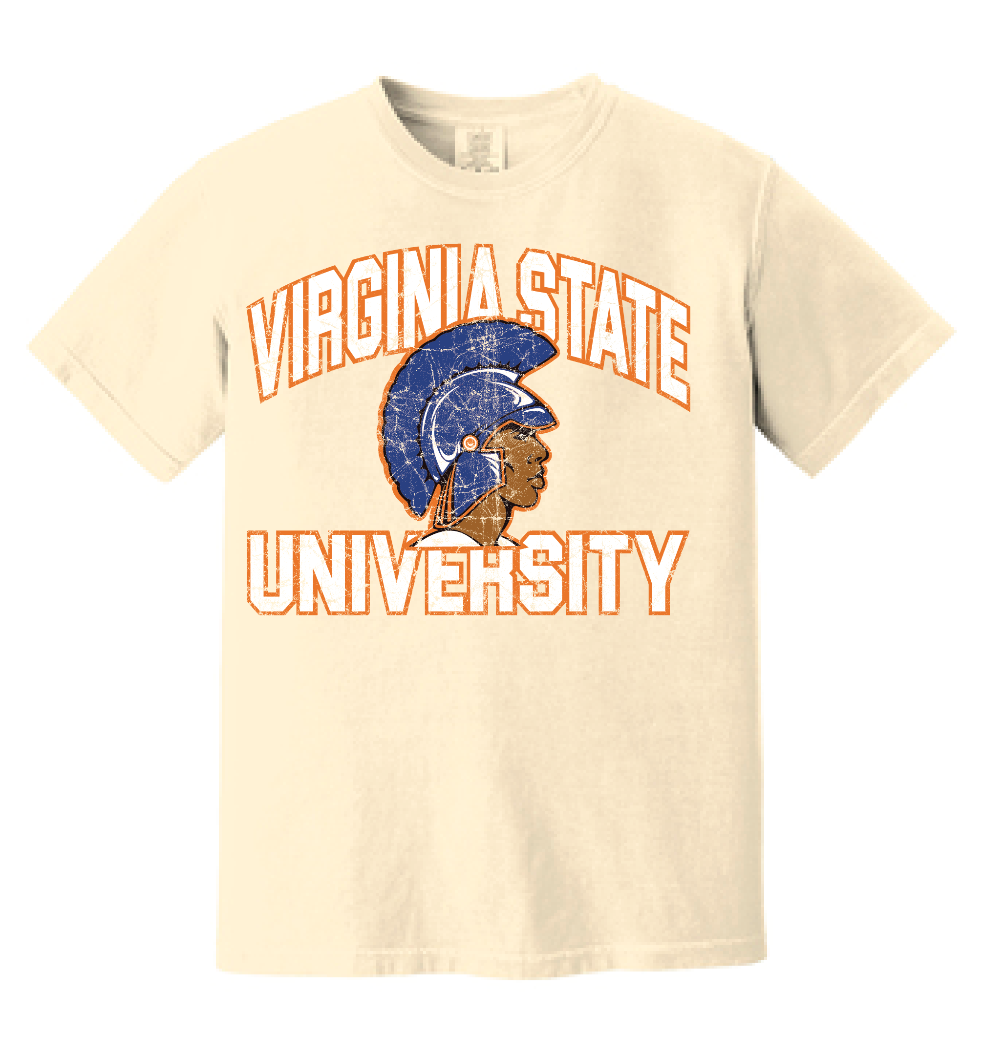 Virginia State University- VSU Vintage Style Trojans Tee