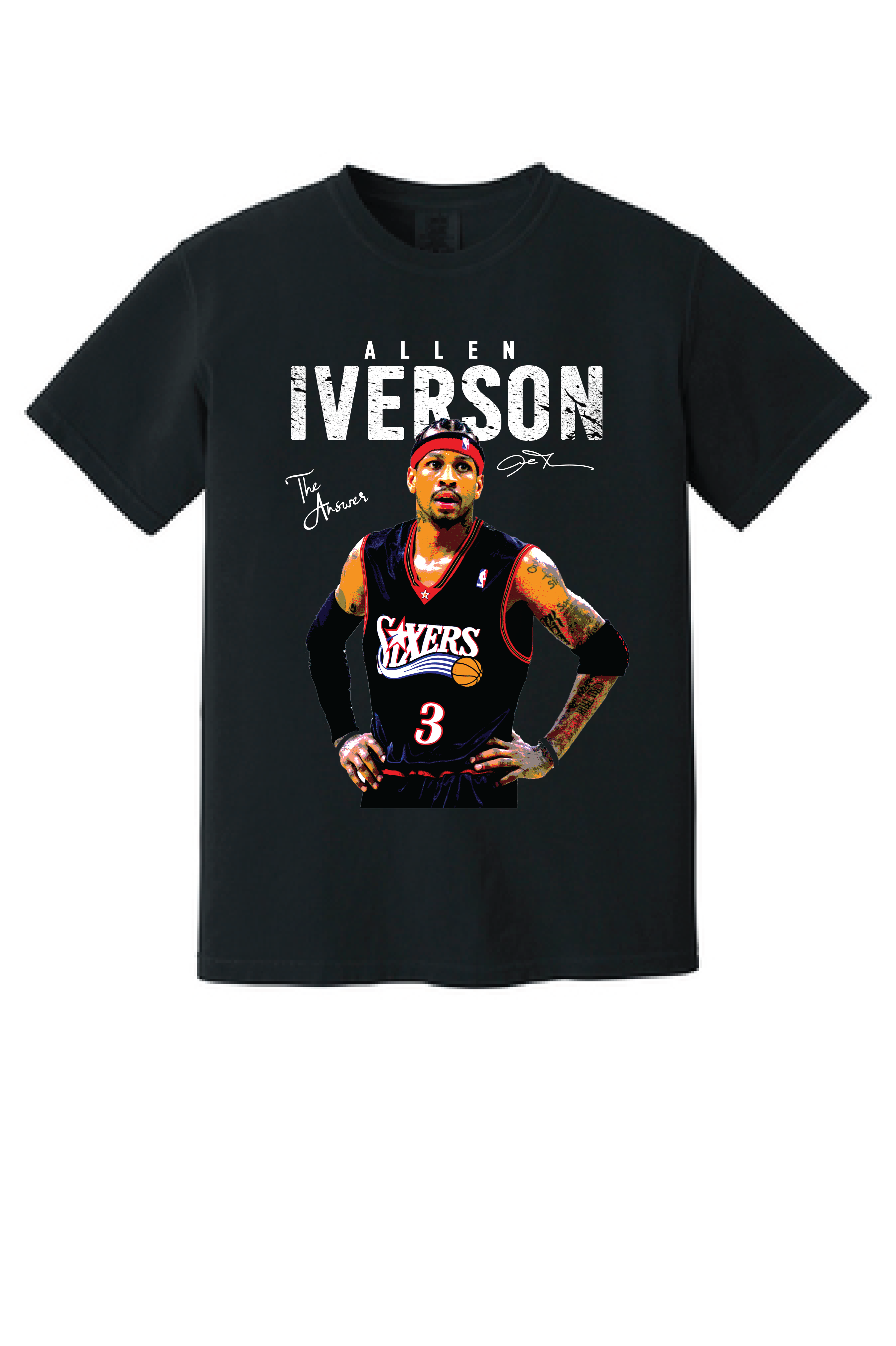 Allen Iverson Vintage Style 90's Tee