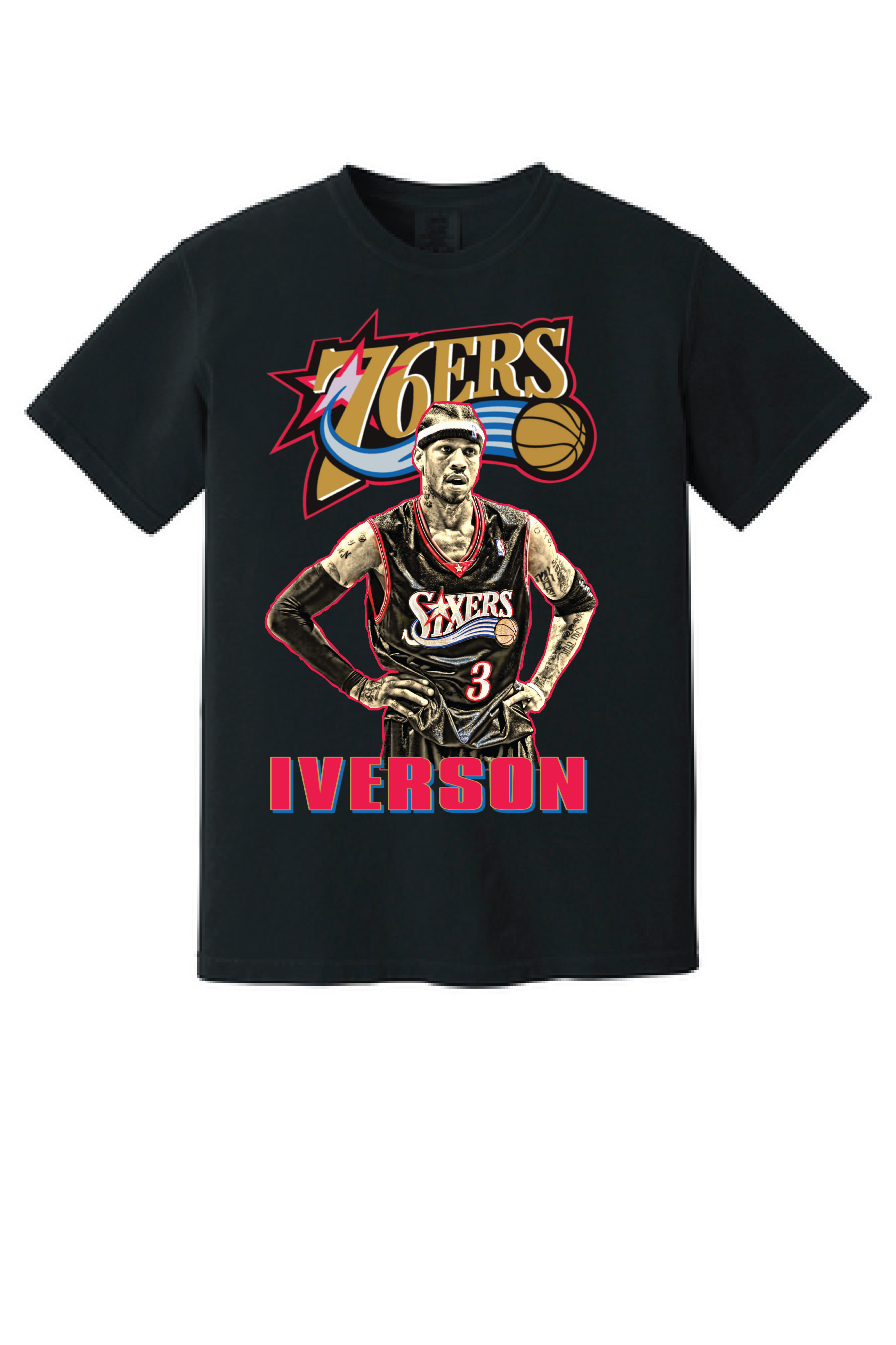 Allen Iverson Vintage Style 90's Tee