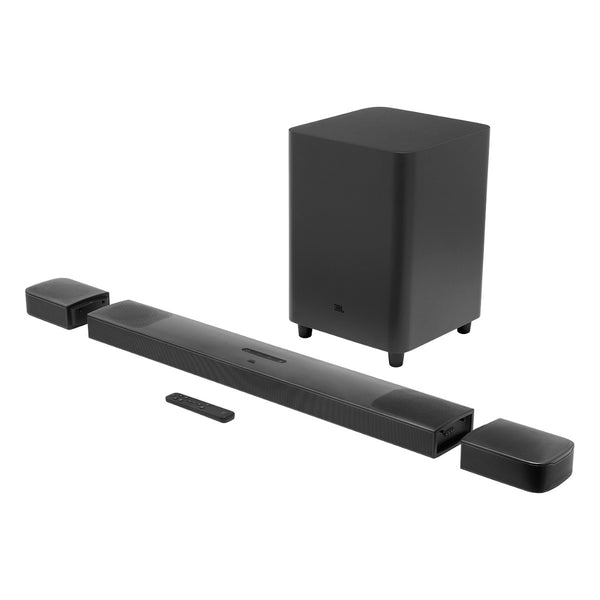 Bose Google and Assistant Stereo World 900 Atmos Voice Control (Black) Wide Dolby Alexa Smart Soundbar | with