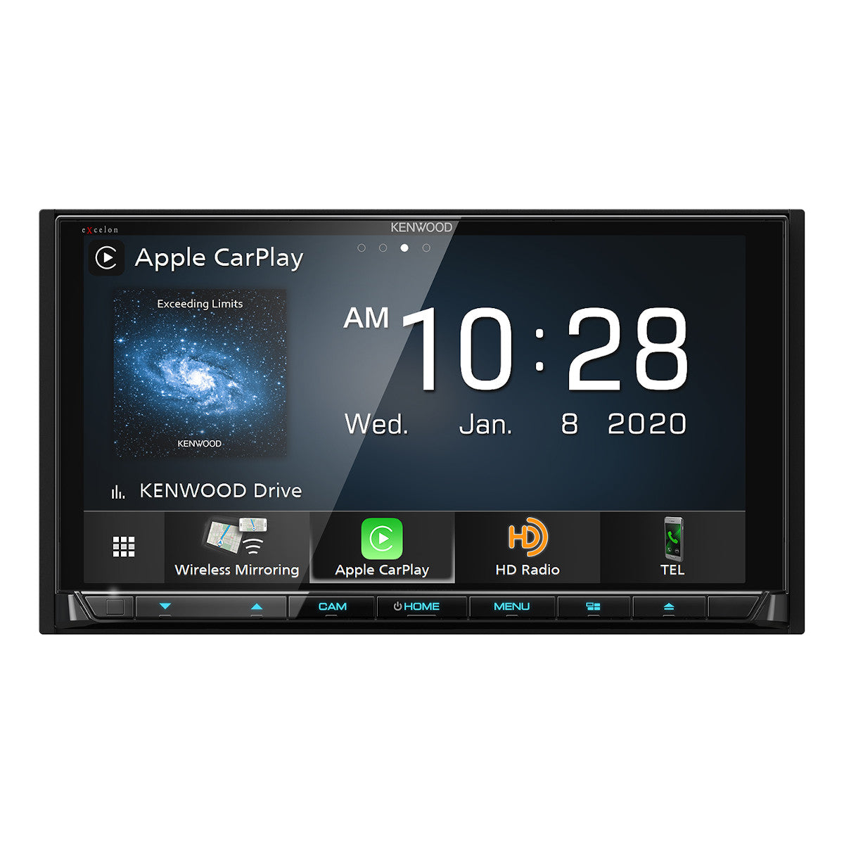 Photos - AV Receiver Kenwood DDX9907XR 6.8" CD/DVD Receiver w/ Apple CarPlay and Android Auto B 