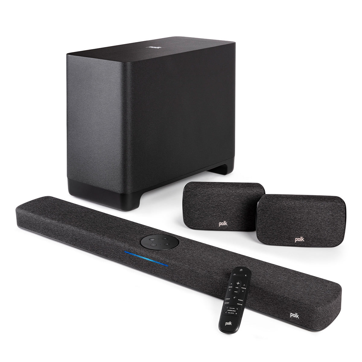 Photos - Home Cinema System Polk Audio React Home Theater System with React Sound Bar, Wireless Subwoo 