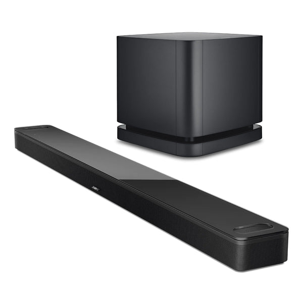 Bose Smart Soundbar Voice Wide 900 and (Black) | Dolby Atmos Assistant Stereo Alexa World with Control Google