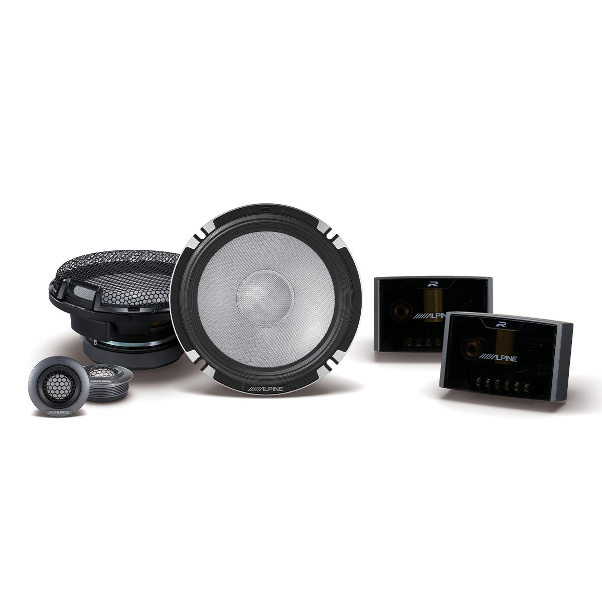 Alpine R2-S652 R-Series Pro 2-Way Component Speaker Set