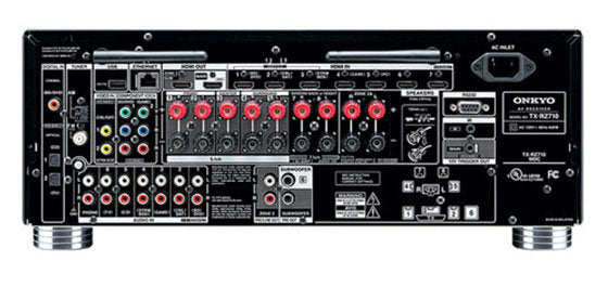 Onkyo 710  back