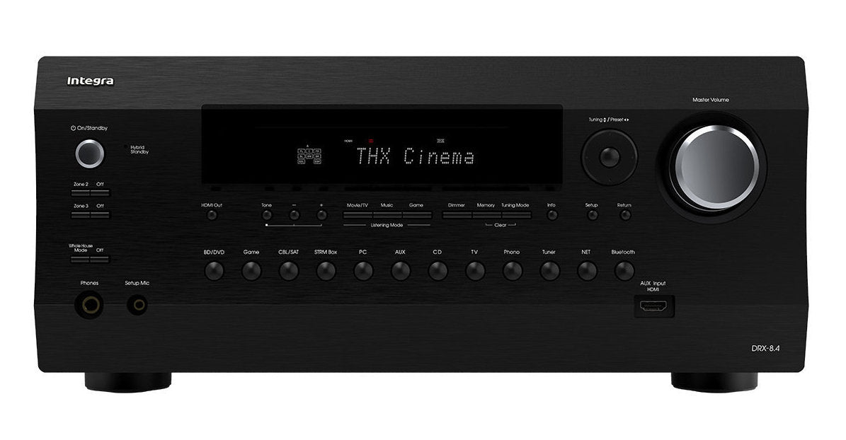 Integra DRX-8.4 11.4 Channel Network Home Theater A/V Receiver with Dolby Atmos, Dirac Live Room Correction, Roon Ready, Works with Sonos, & Built-In ESS Sabre DAC