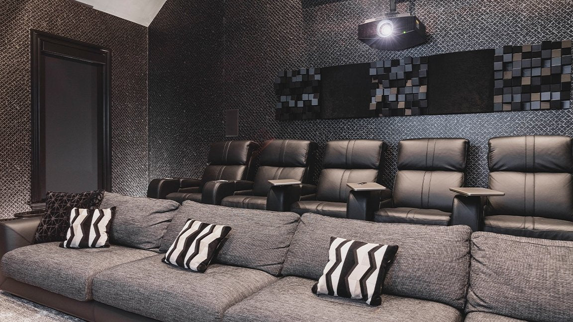 Home theater entrance