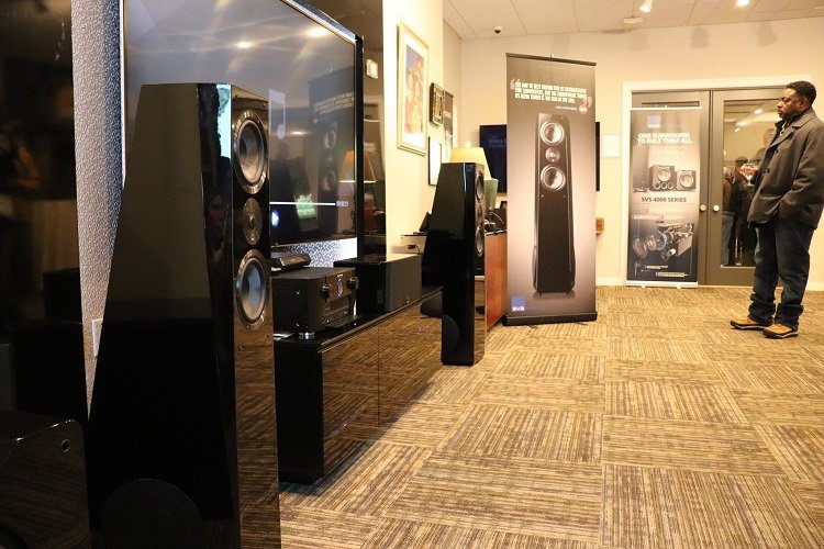 SVS Floorstanding Speaker Display