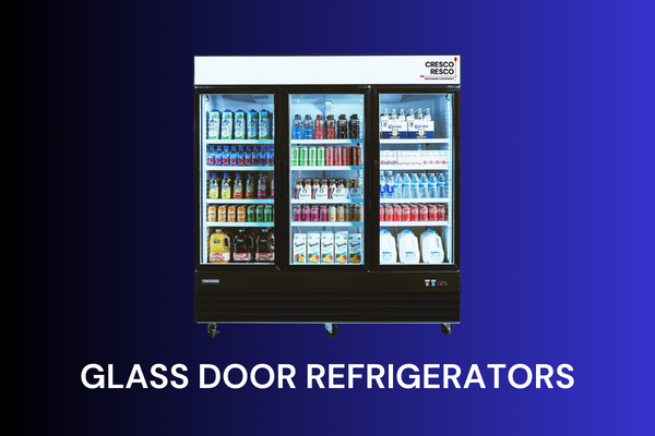 commercial glass door refrigerators