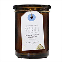 PURE PLANT HOME - HOLIDAY "WISH ON A STAR" CANDLE - MINT/VANILLA