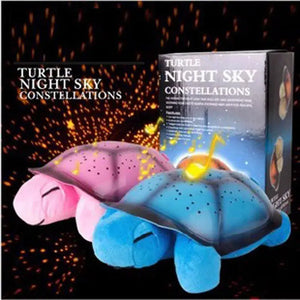 Magical Dreams: Tortoise Starry Sky Projector Lamp with Music - Plush Toys Galaxy Star Projector Light for Kids - A Stellar Gift for Sweet Dreams - Zalada - Kids Star Projector Night Light
