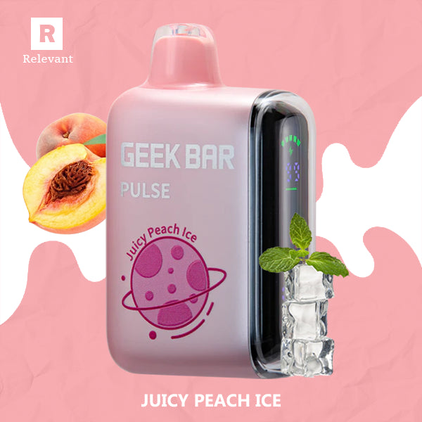 Juicy Peach Ice Geek Bar Pulse