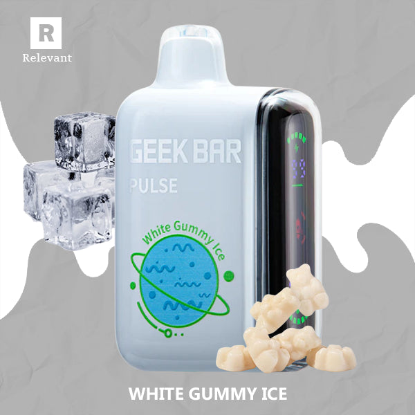 White Gummy Ice Geek Bar Pulse