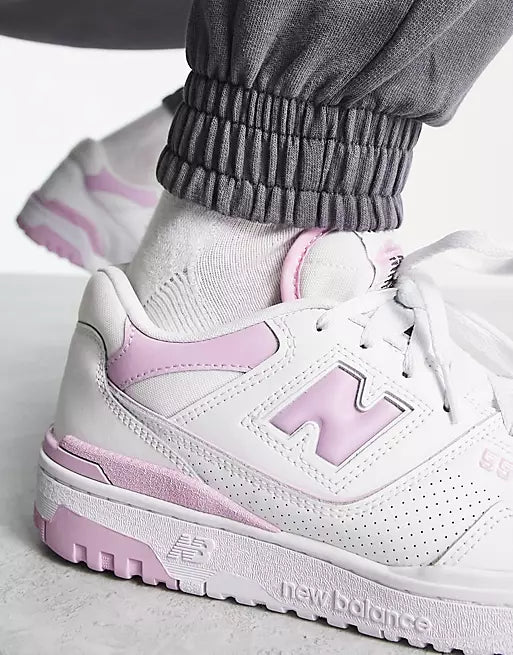 550 White Bubblegum Pink (W) – SneakersLodge