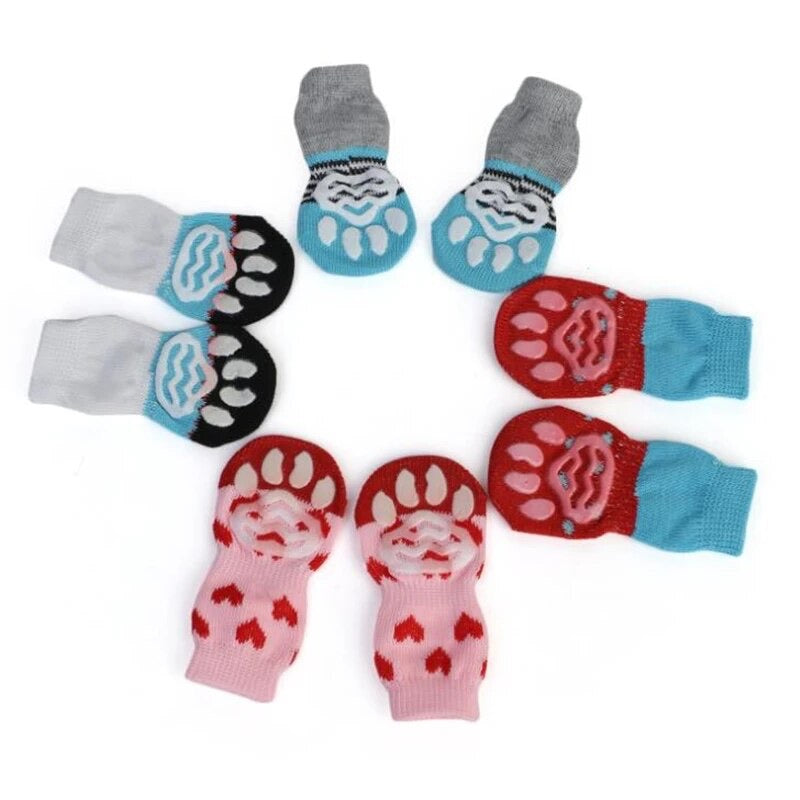 "IceTrotter" - Chaussettes antidérapantes et chaudes pour petits chiens et chats