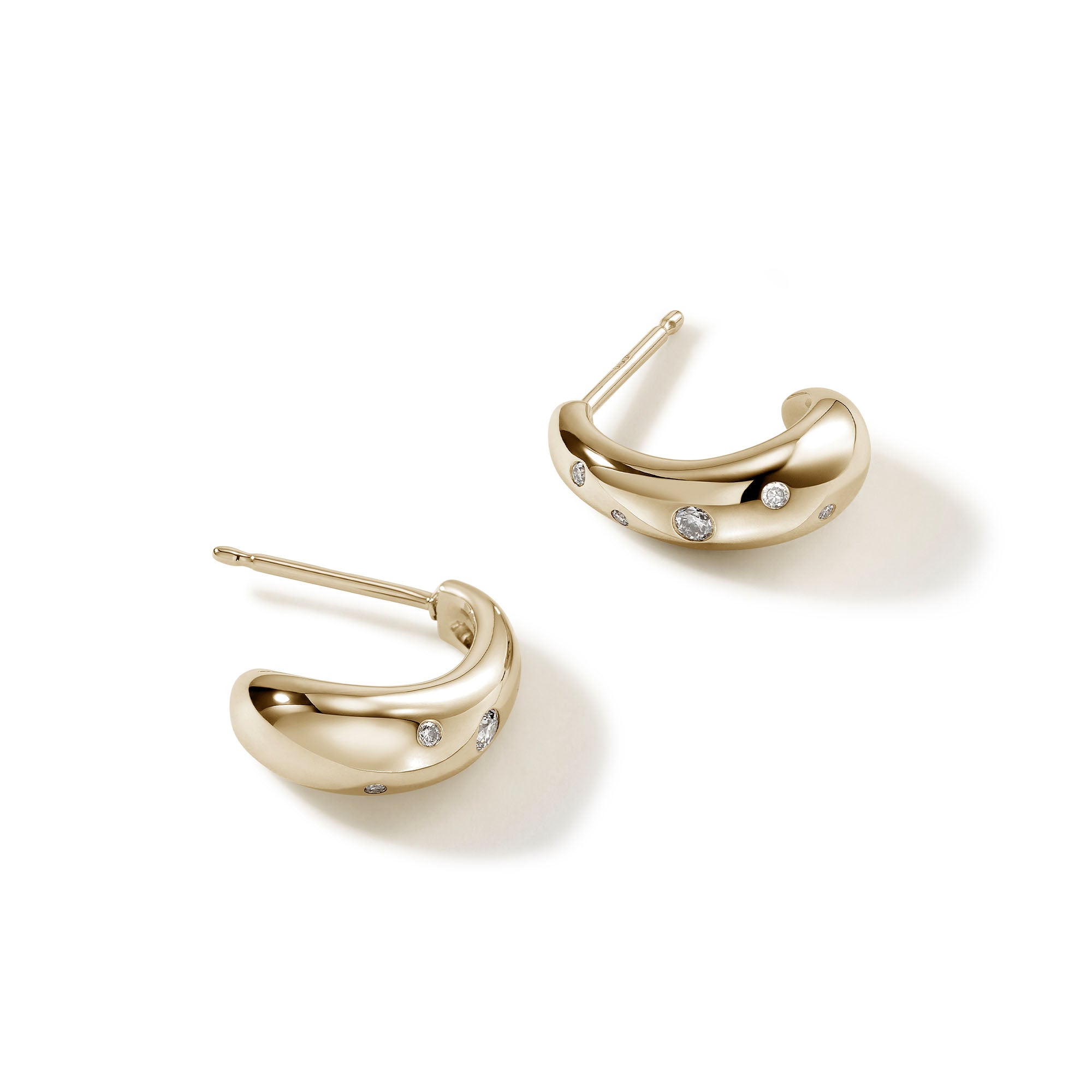 Shop John Hardy Surf J Hoop Earring In Gold