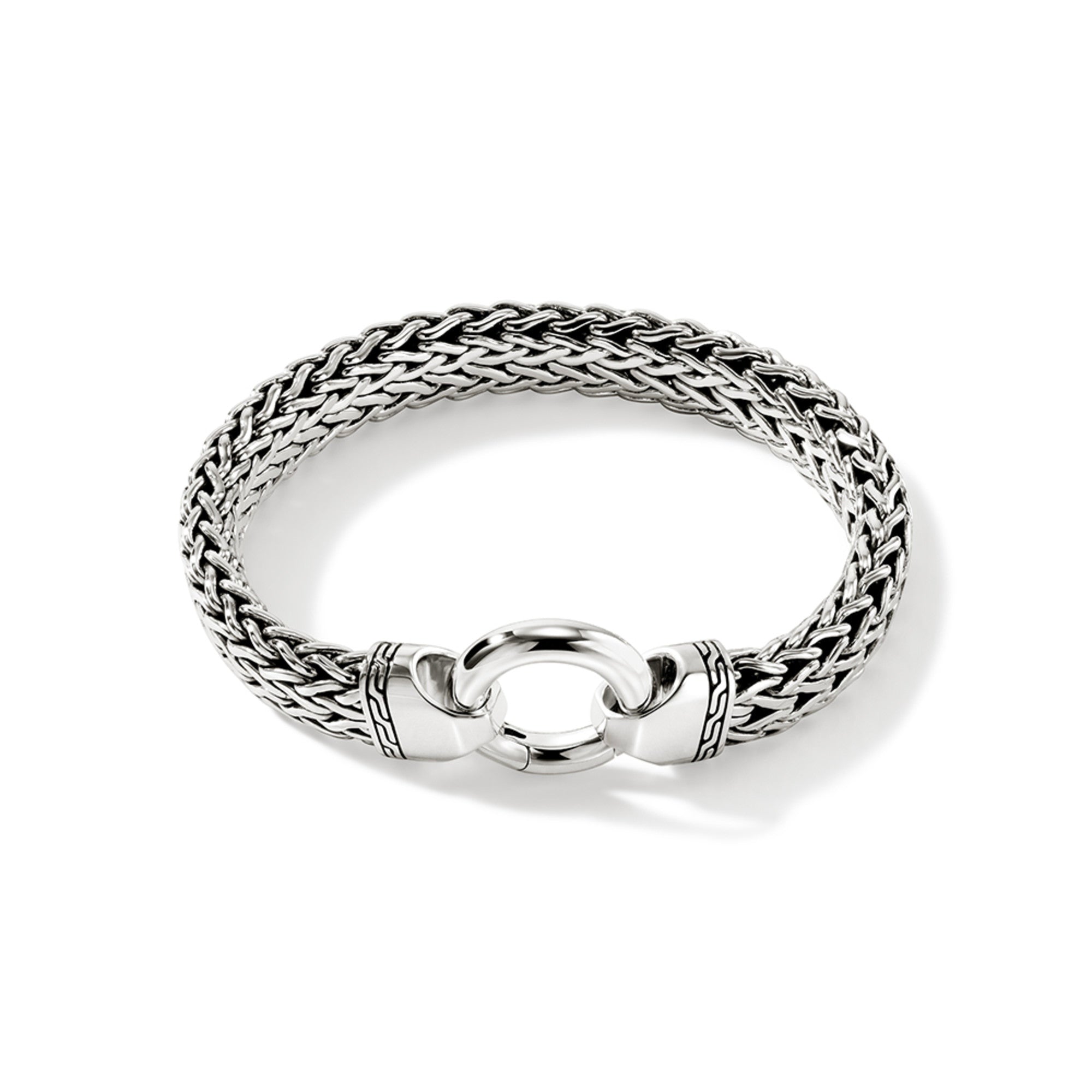 Shop John Hardy Flat Chain Bracelet, 11mm In Sterling Silver