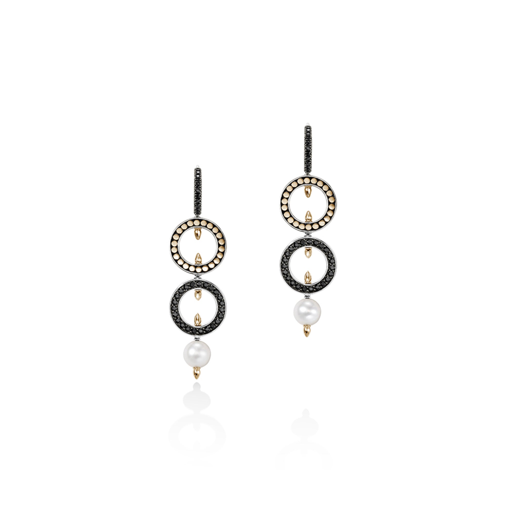 Shop John Hardy Moon Door Earring In Silver