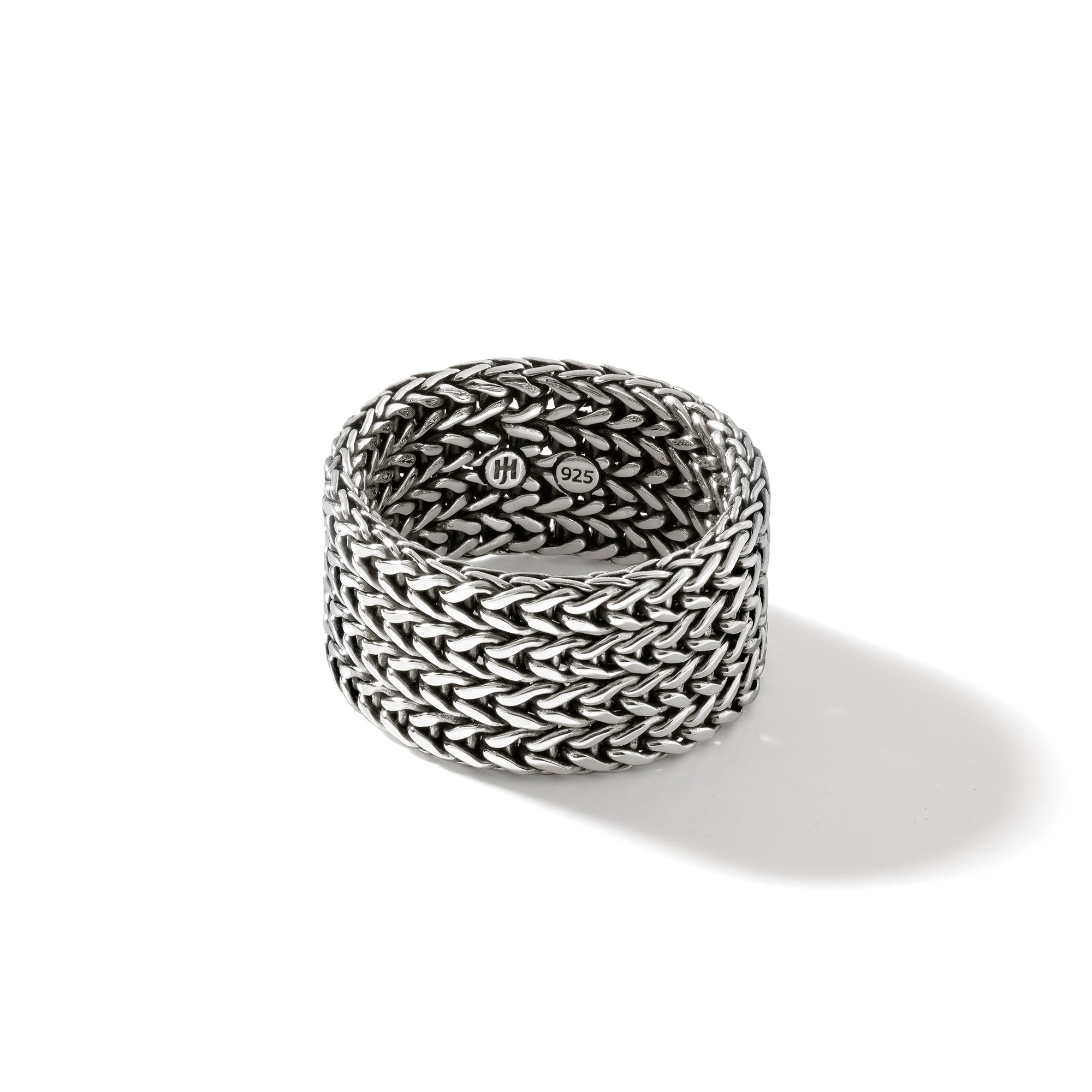 John Hardy Men's Rata Chain Band Ring in Sterling Silver