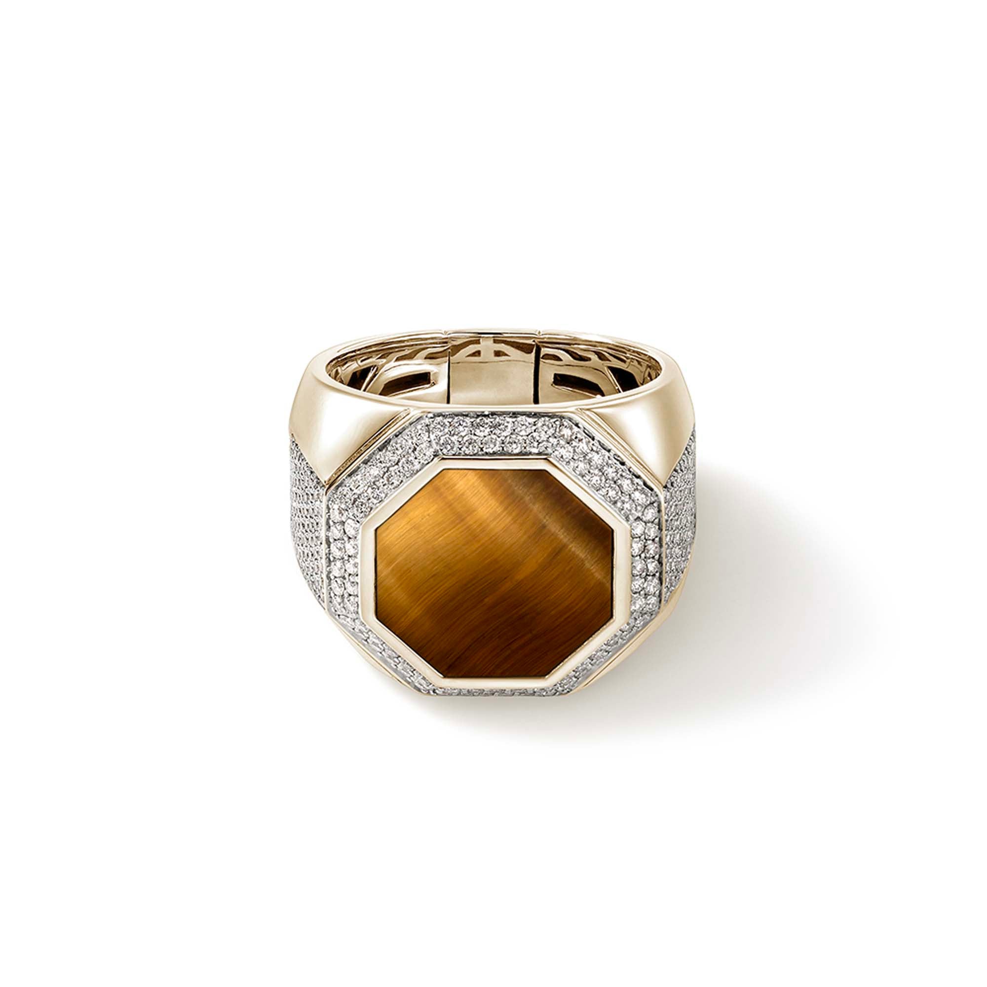 Shop John Hardy Signet Ring In Gold