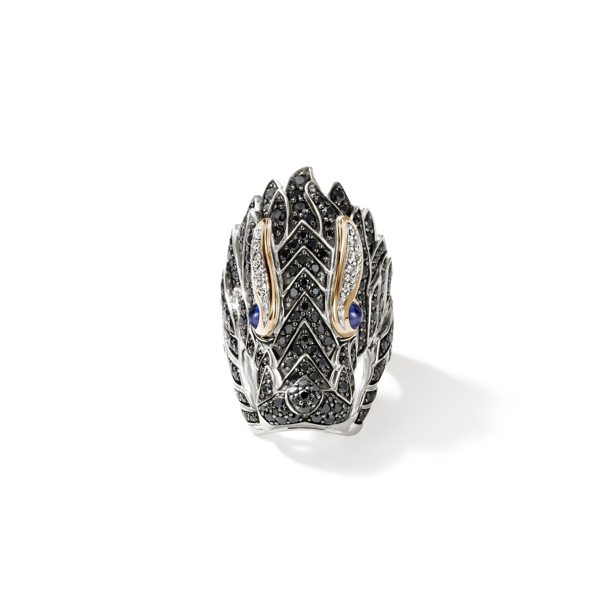 Shop John Hardy Naga Saddle Ring In Silver