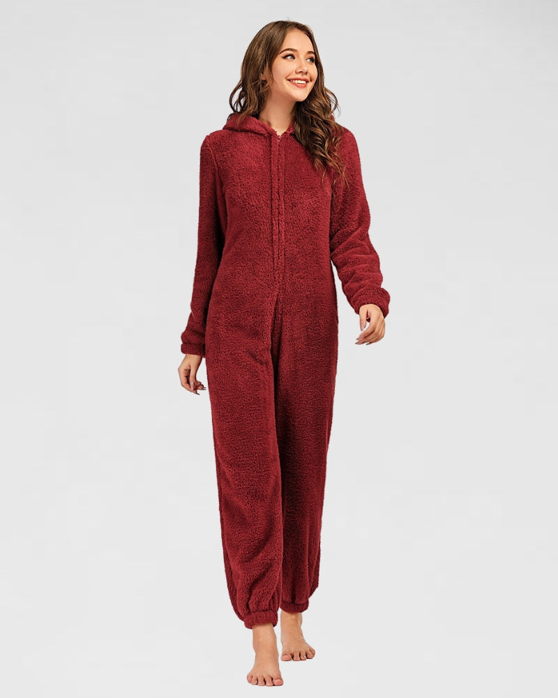 Combinaison pyjama pilou pilou femme rouge - Mon Pilou Pilou