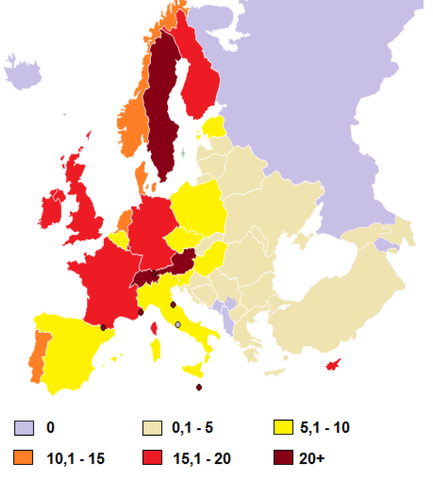 Aggregated Points of Interest Number of McDonalds per 1mln residents2