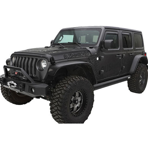 Bushwacker Flat Style Fender Flares for 2018-2023 Jeep Wrangler JL ...