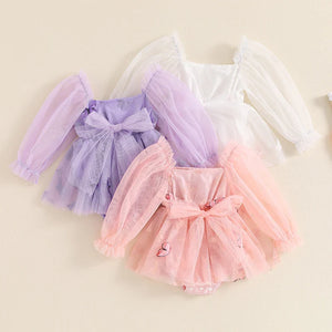 Infant Female Bodysuit Tulle Butterflies - TulleLuce