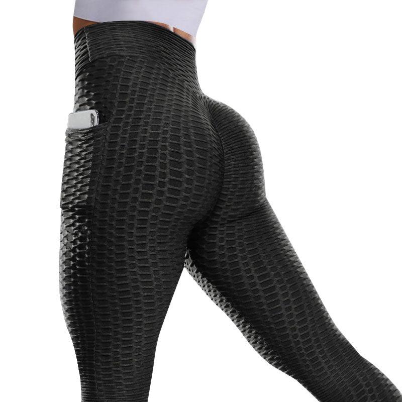 2023 High Waist Leggings With Pocket Women Fitness Scrunch Butt Liftin –  AllClothesTrade