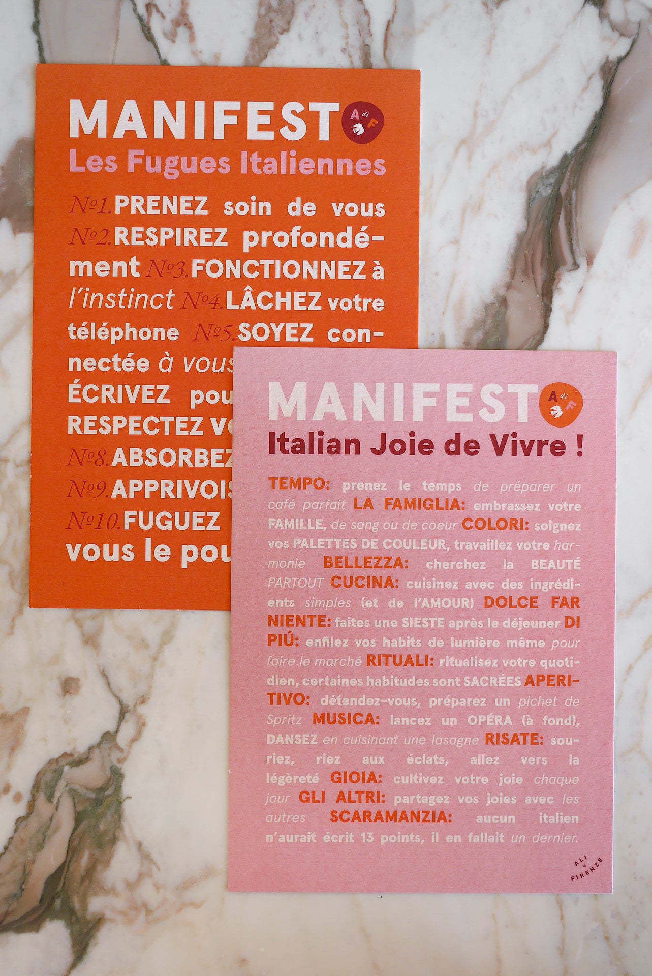 Manifesto "Italian Joie de Vivre!" – Ali di Firenze