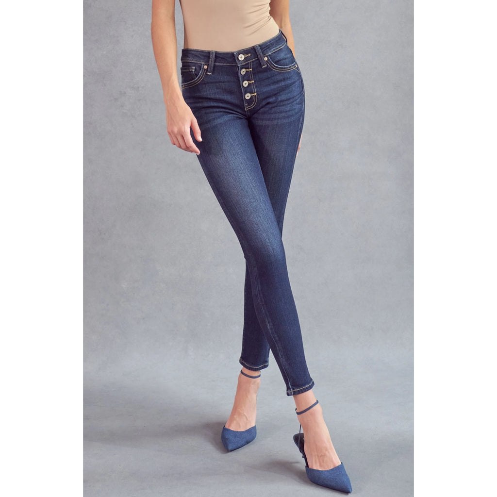 Women’s Denim Skinny Jeans Stretch High Waisted Classic Casual Slim Fit  Pants