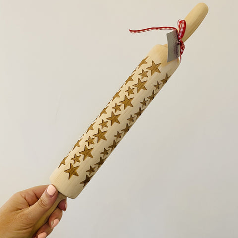 Star pastry rolling pin