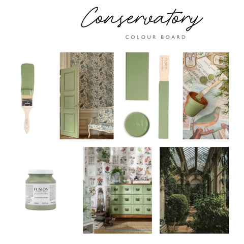 Fusion mineral paint conservatory mood board