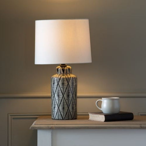 Black and White Table Lamp