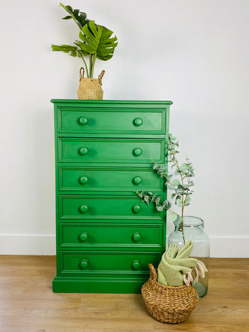 Park Bench Painted Chest of Drawers