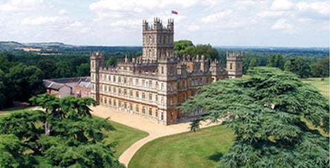 Highclere Castle, also known as Downton Abbey