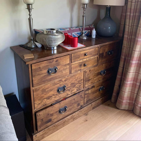 Brown Chest of Drawers Before