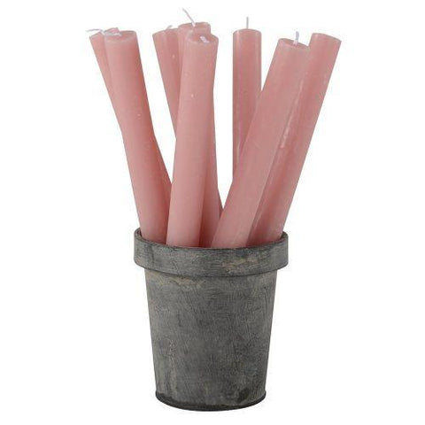 Pink Dinner Candles