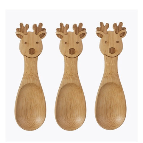 Reindeer Baby Spoons Set of 3 