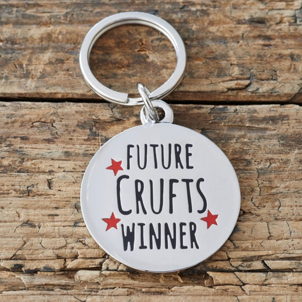Future Crufts Winner Dog Collar Tag 0