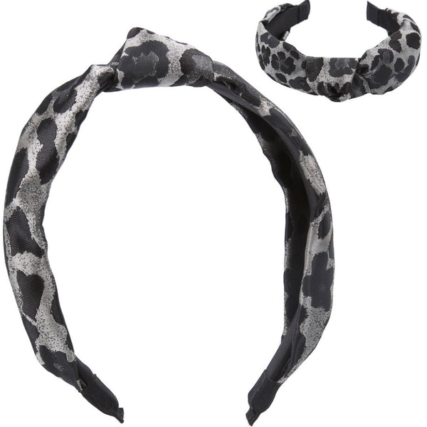 Leopard Print Jacquard Headband 2