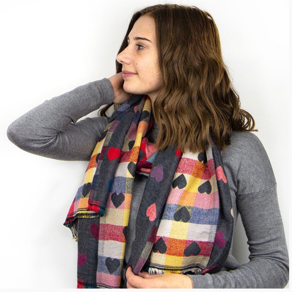 heart scarf