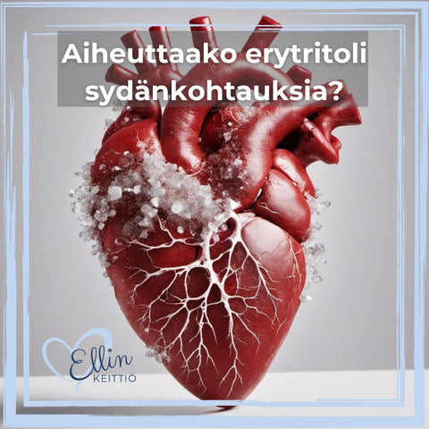 Aiheuttaako erytritoli sydänkohtauksia?