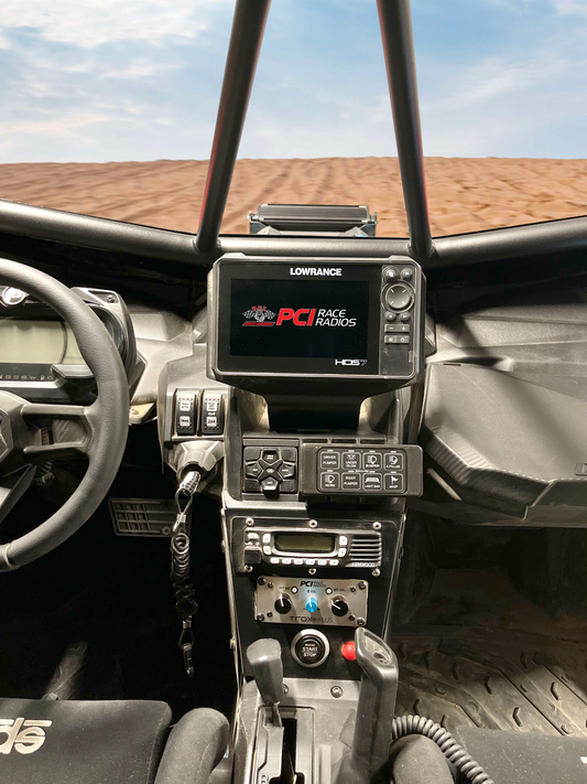 PCI Radios CanAm X3 Elite FS and HDS Live 7 GPS Billet Bracket – Fresh UTV