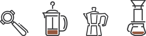 suggested brewing methods for this organic Colombian coffee