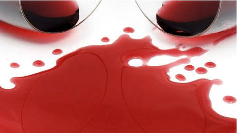 tache vin rouge nappe